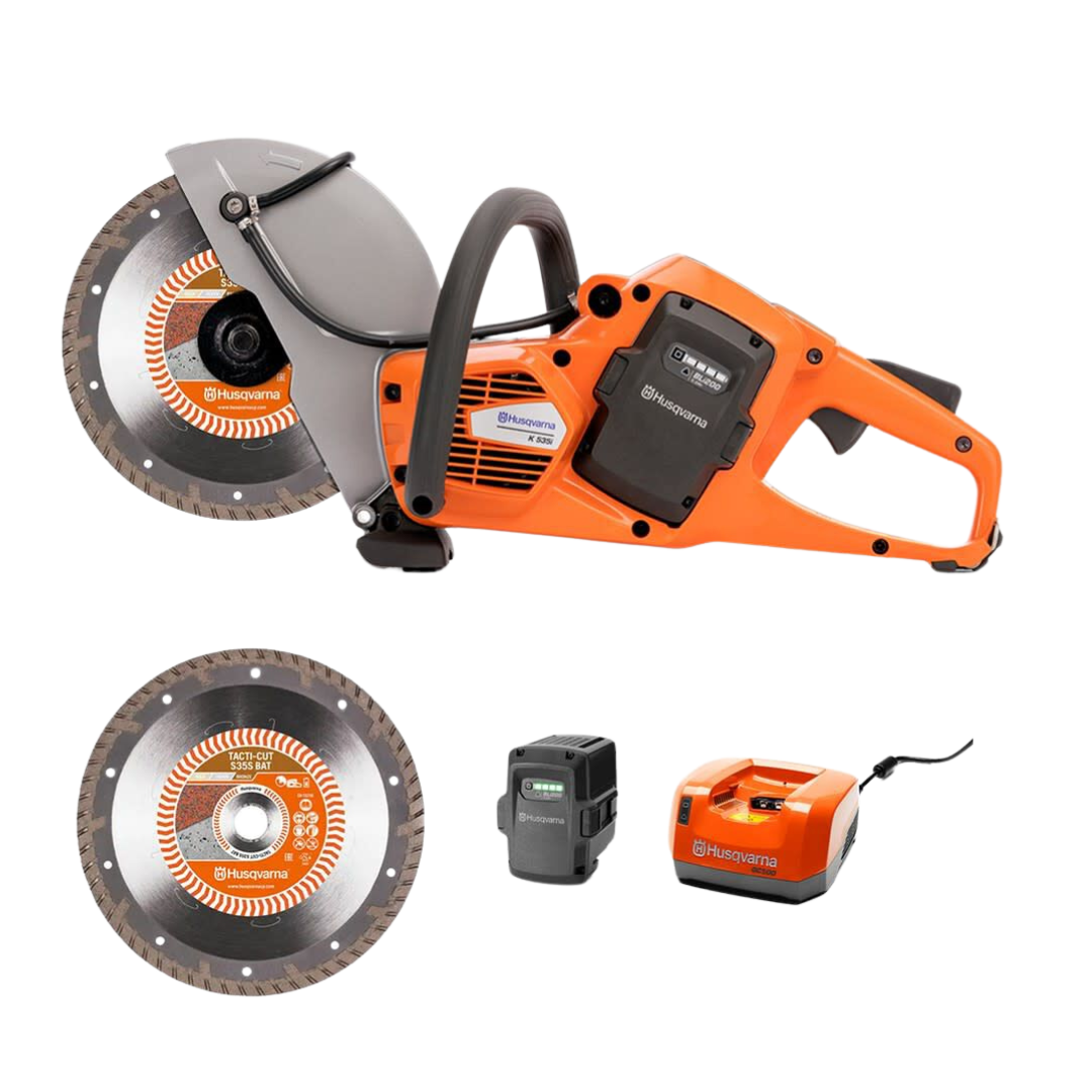 Husqvarna, 967795903, K535i, W/ BATTERY & CHARGER