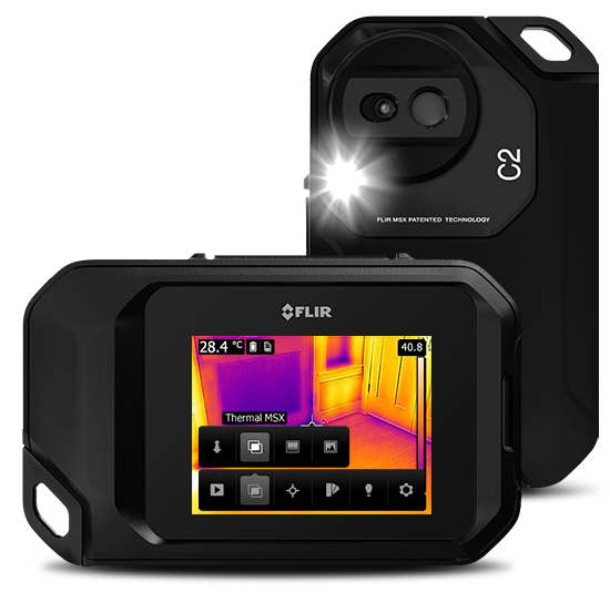 FLIR C2 Pocket Thermal Camera with MSX, Building Use FLIR C2 Pocket Thermal Camera with MSX, Building Use