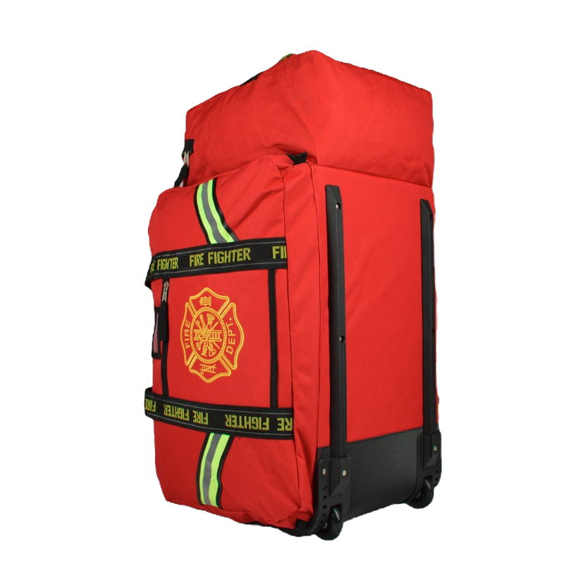 LP, LXFB10WV, Value Rolling Firefighter Turnout Gear Bag w/ Helmet Compartment, Re