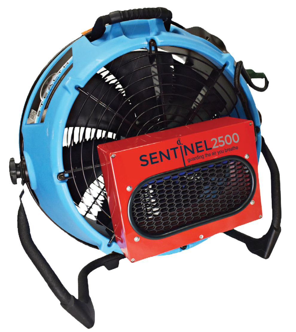 Toxic Suppression, SFS2500, Sentinel 2500 Portable Air and Surface Sanitizer 2500 CFM
