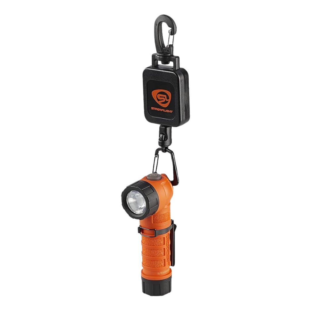Streamlight 88832, PolyTac 90 X - Includes (2) CR123A lithium batteries and Gear Keeper - Box - Orange