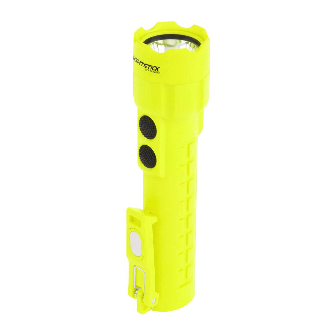 Intrinsically Safe Permissible Dual-Light Flashlight Green