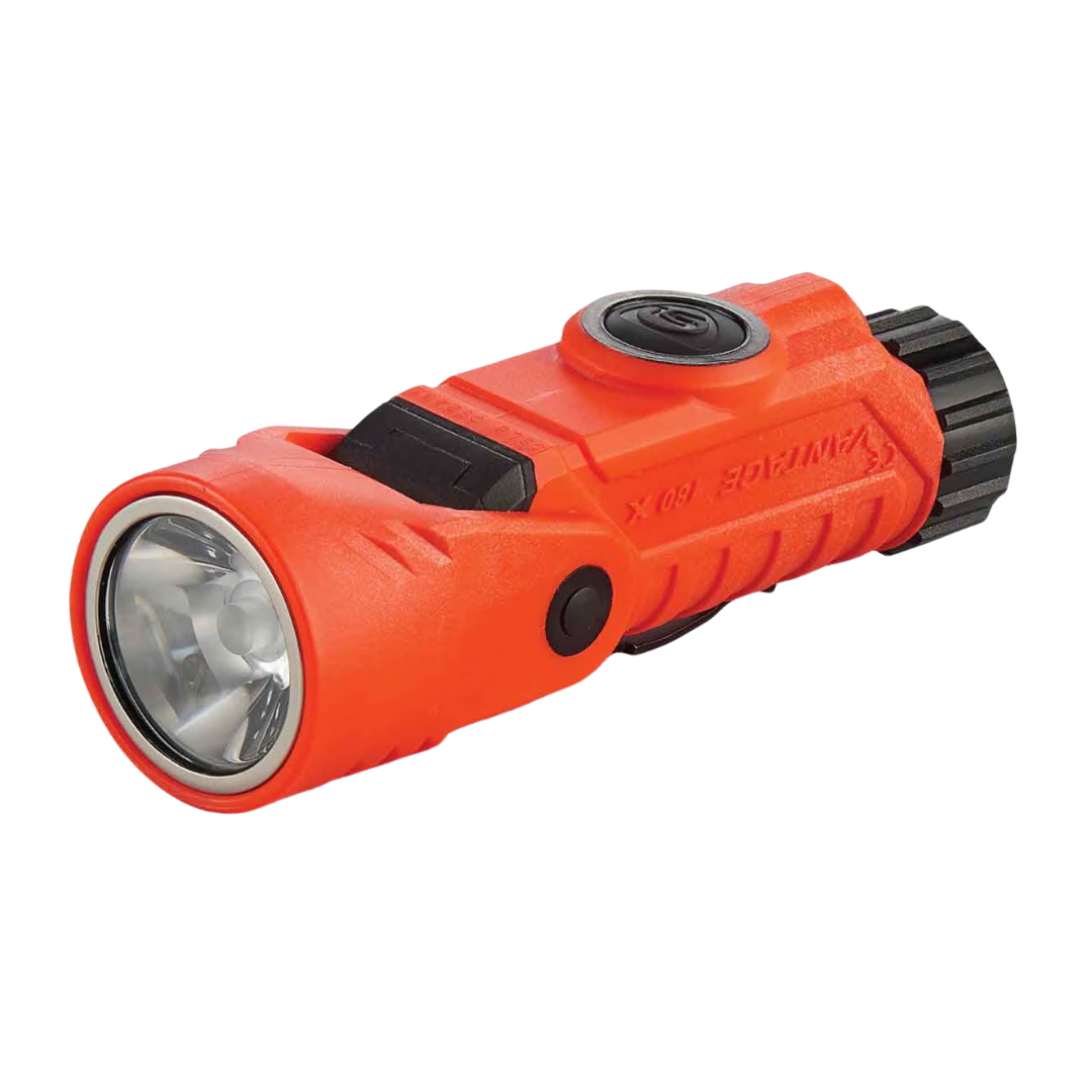 Streamlight, 88911, Vantage 180 X USB - Includes SL-B26 battery pack, helmet bracket - Box - Orange