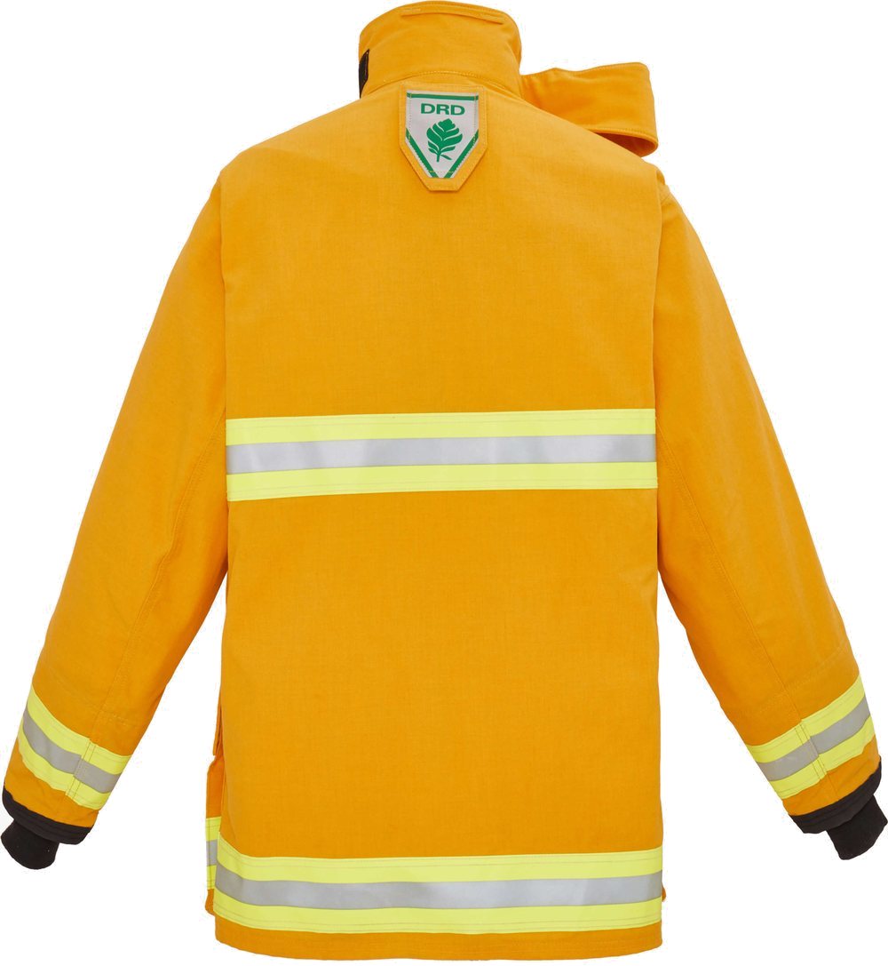 Lakeland Attack structural turnout coat, rear view
